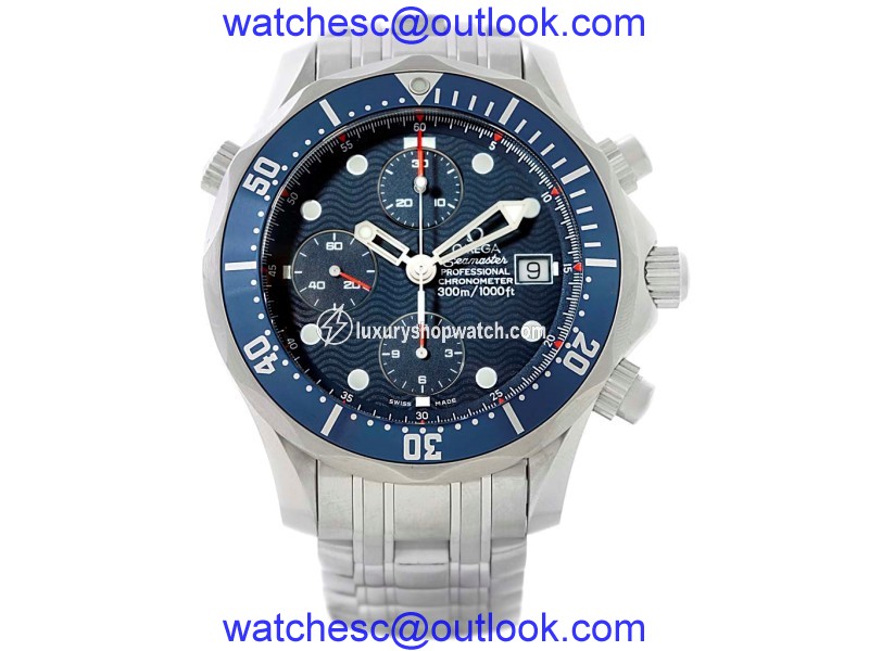 Omega Seamaster 2599.80.00 Stainless Steel Blue Dial Automatic 41.5mm Mens Watch Omega