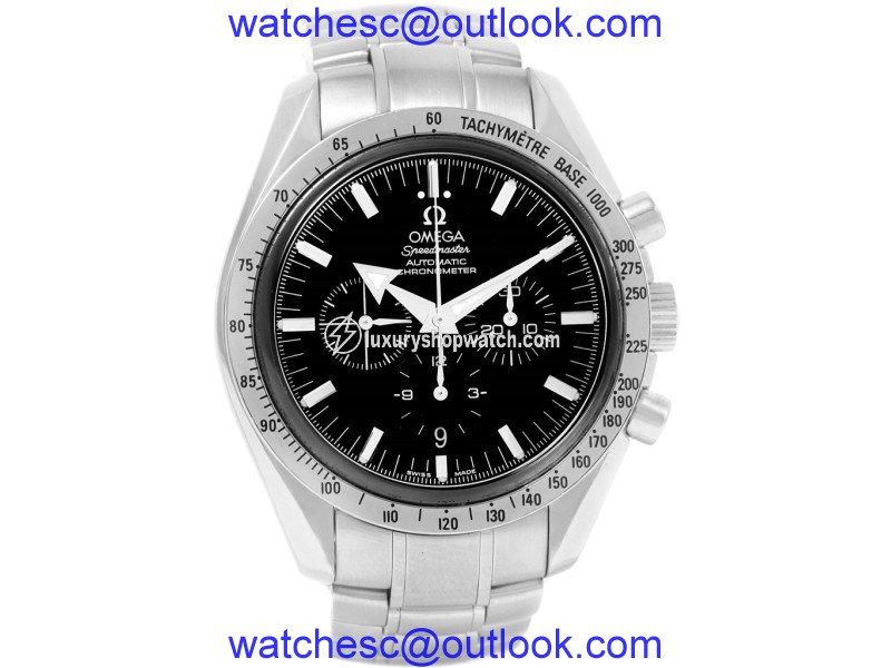 Omega Speedmaster 3551.50.00 Stainless Steel Black Dial Automatic 42mm Mens Watch Omega