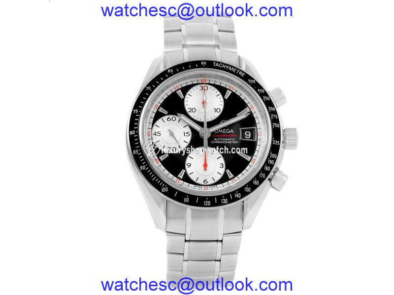 Omega Speedmaster Date 3210.51.00 Stainless Steel Black/Silver Dial Automatic 40mm Mens Watch Omega