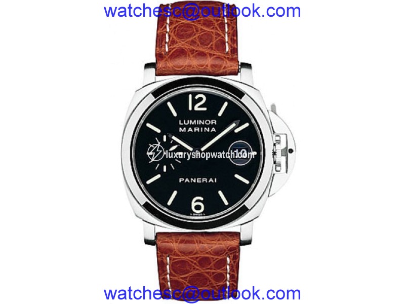 Panerai Luminor Marina Stainless Steel with Black Dial Automatic 40mm Mens Watch Panerai