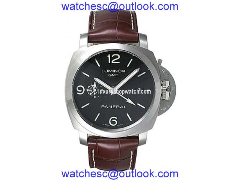Panerai Luminor PAM00320 Stainless Steel / Leather Automatic 44mm Mens Watch Panerai