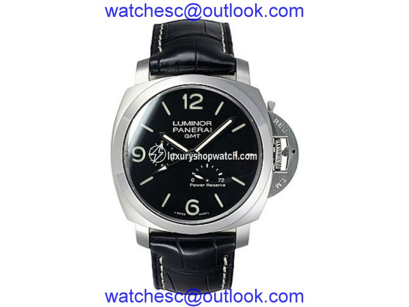 Panerai Luminor Stainless Steel / Leather Automatic 44mm Mens Watch Panerai