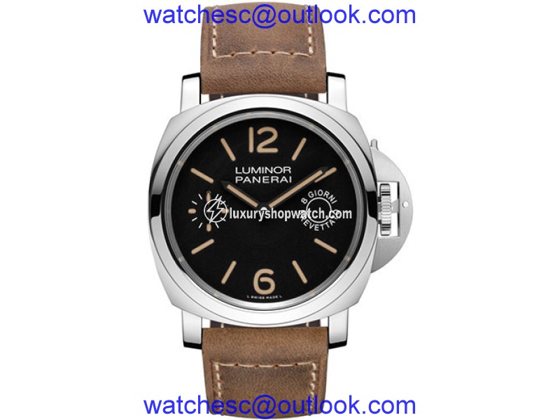 Panerai Luminor Marina Stainless Steel / Leather 44 mm Mens Watch Panerai