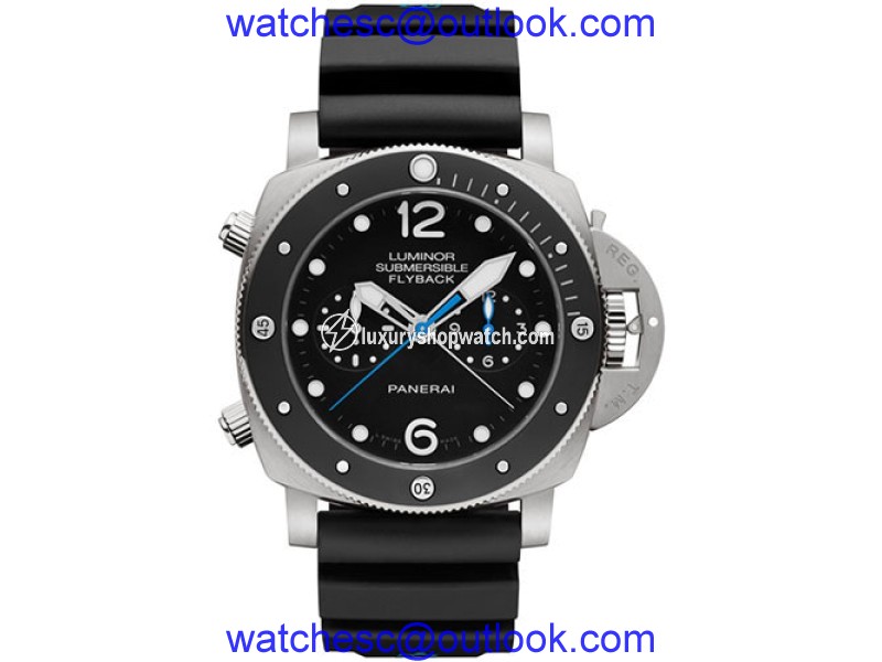 Panerai Luminor Submersible Titanium / Rubber Automatic 47mm Mens Watch Panerai