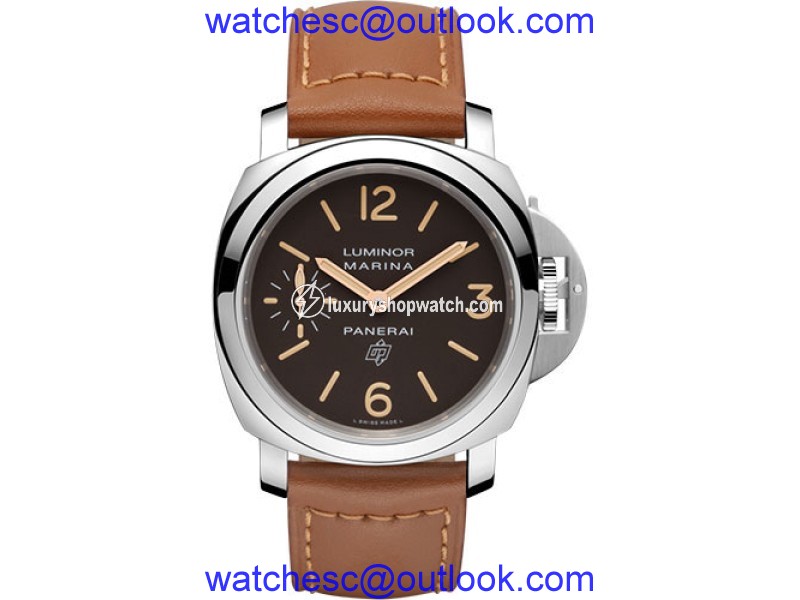 Panerai Luminor Marina Stainless Steel / Leather 44mm Mens Watch Panerai