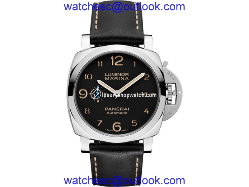 Panerai Luminor PAM01359 Stainless Steel / Leather Automatic 44mm Mens Watch Panerai