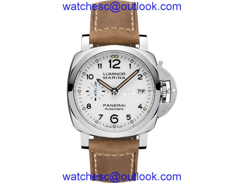 Panerai Luminor Marina PAM01523 Stainless Steel with White Dial Automatic 42mm Mens Watch Panerai