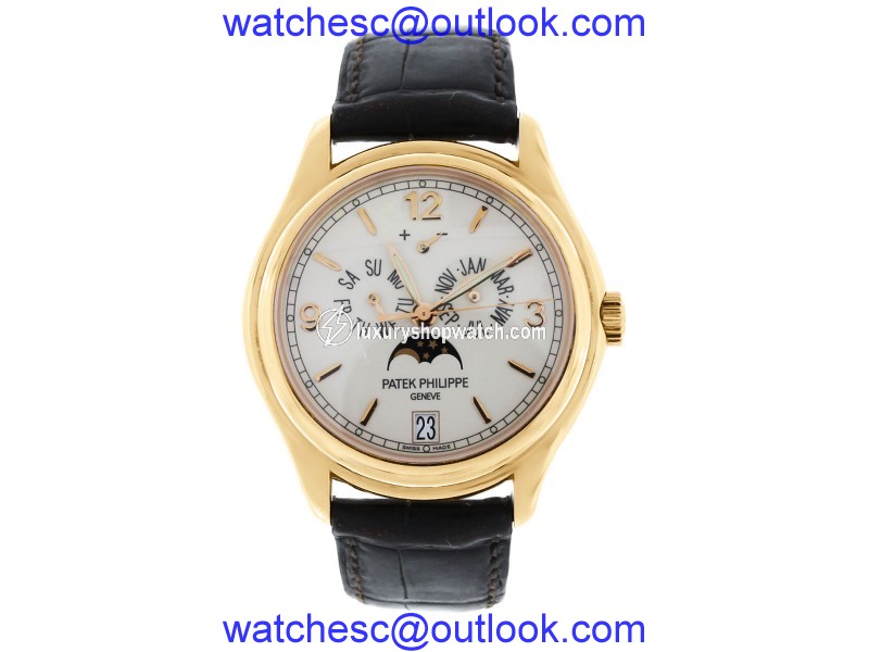 Patek Philippe Complications 18K Rose Gold & Leather 39mm Watch
