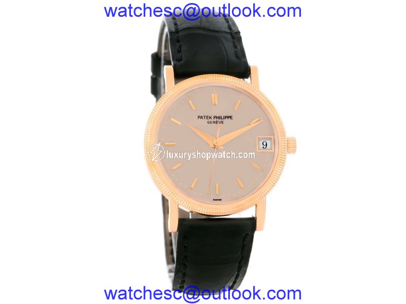 Patek Philippe Calatrava 3802R 18K Rose Gold Automatic 33mm Mens Watch Patek Philippe