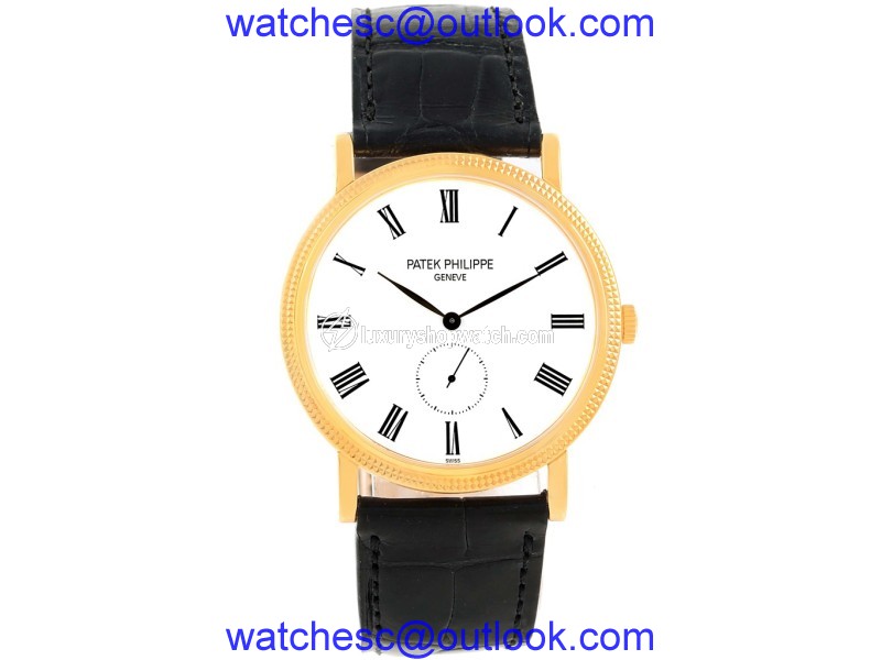 Patek Philippe Calatrava 5119J 18K Yellow Gold / Leather Manual 36mm Mens Watch Patek Philippe