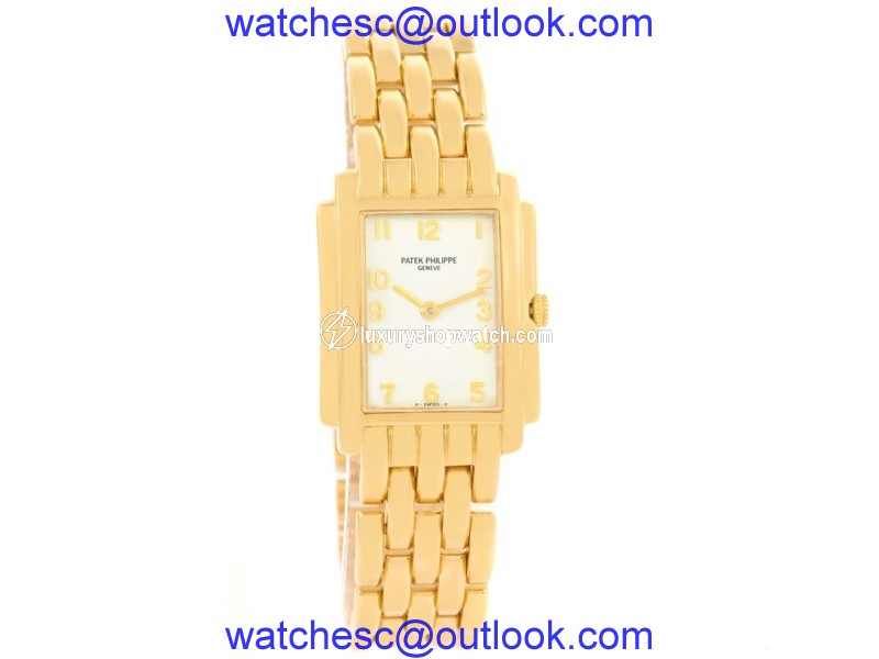 Patek Philippe Gondolo 4824 18K Yellow Gold Quartz 22mm Womens Watch Patek Philippe