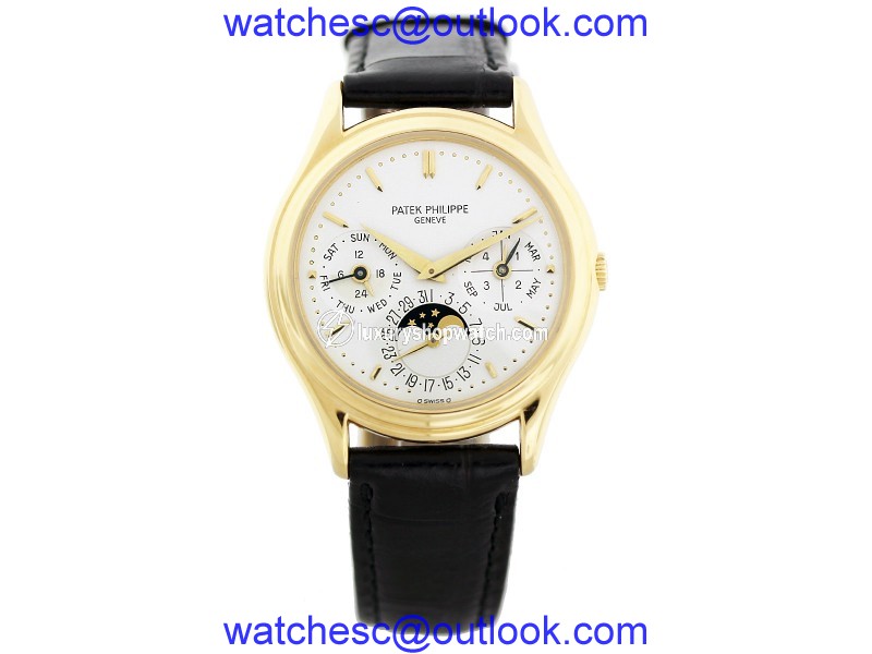 Patek Philippe Perpetual Calendar 3940J 18K Yellow Gold 36mm Mens Watch Patek Philippe