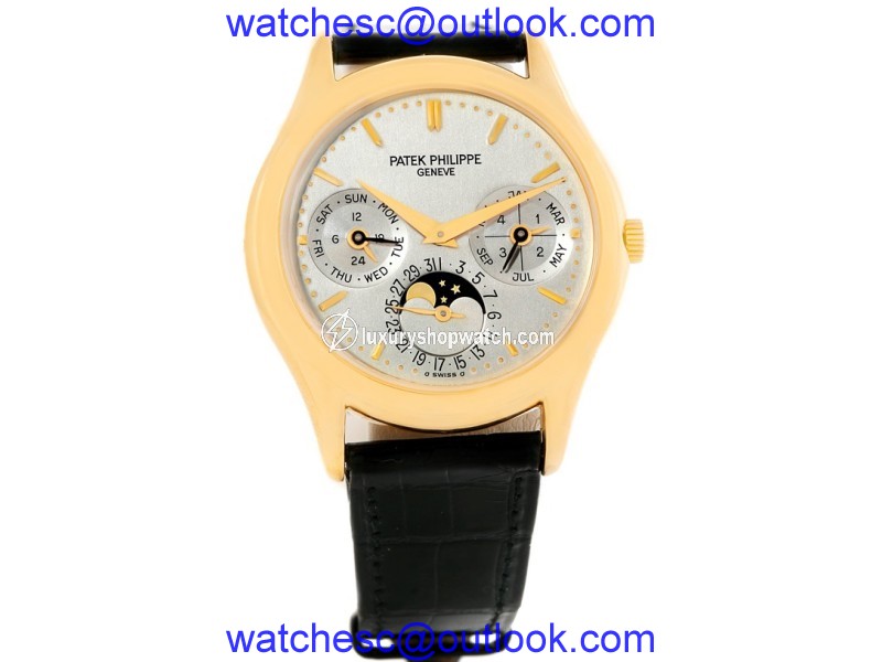 Patek Philippe Complications Perpetual Calendar 3940 18K Yellow Gold 36mm Mens Watch Patek Philippe