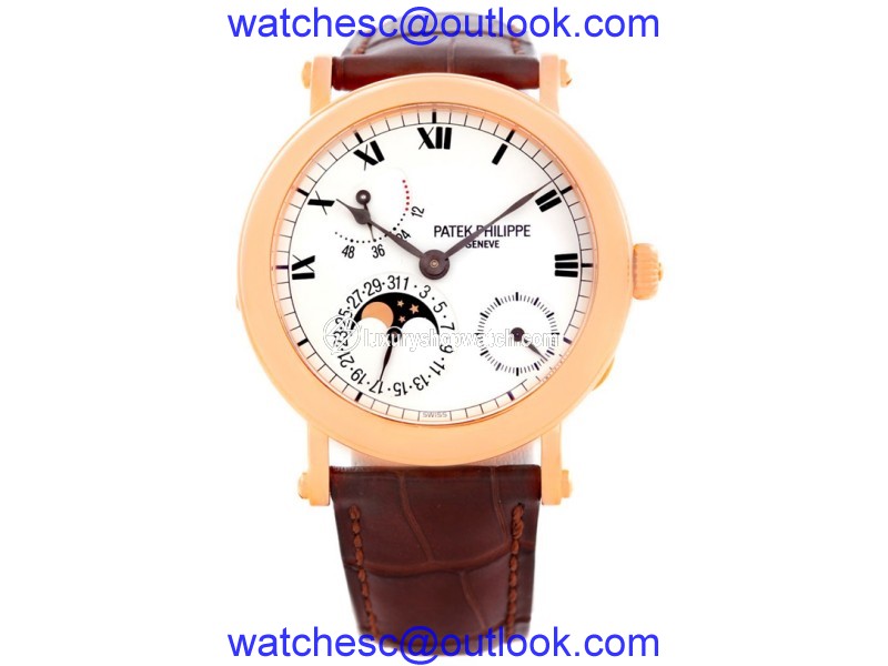 Patek Philippe Moonphase 5054 18K Rose Gold 36mm Mens Watch Patek Philippe