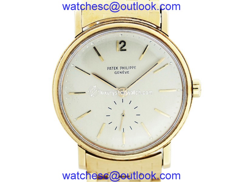Patek Philippe 2548 18K Yellow Gold Vintage 31mm Mens Watch Patek Philippe