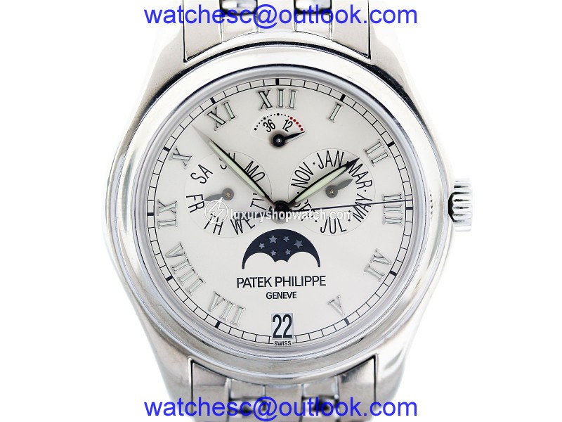 Patek Philippe 5036/1G 18K White Gold 37mm Mens Watch Patek Philippe