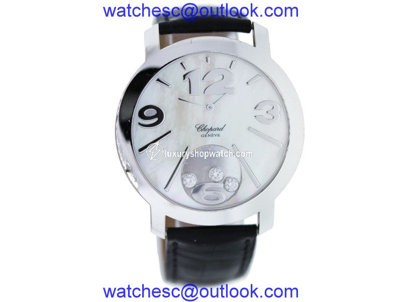 Chopard Happy Diamonds 20/7449 18K White Gold 40mm Womens Watch Chopard