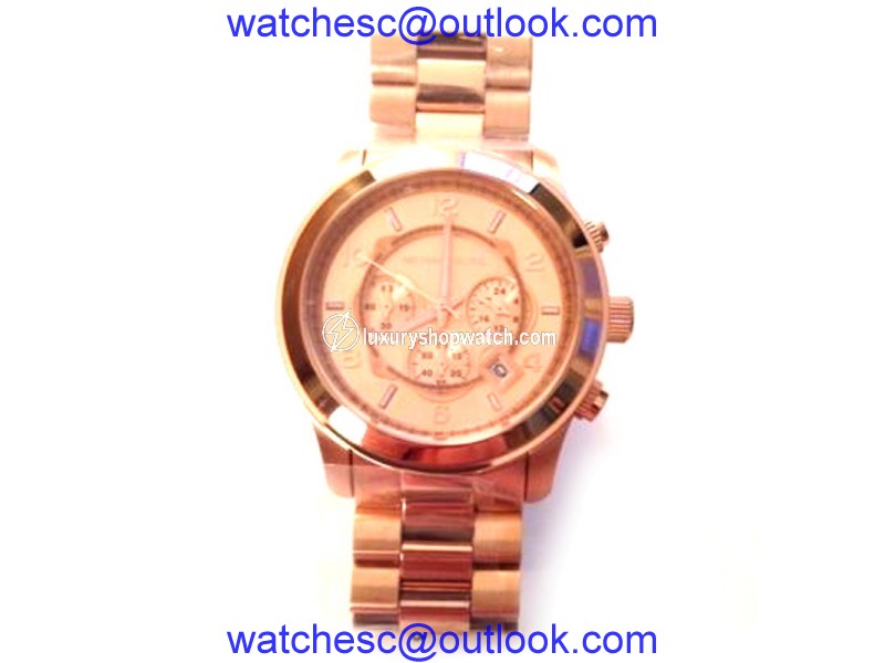 Michael KORS Unisex Runway Chrone 46mm Watch Michael Kors