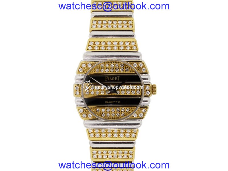Piaget Polo 861C 18K Yellow Gold Diamond Quartz 23.5mm Womens Watch Piaget