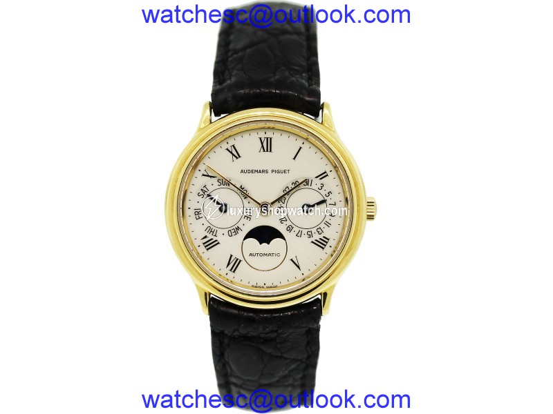 Audemars Piguet Classic Day-Date Moonphase 25589BA 18K Yellow Gold 33mm Unisex Watch Audemars Piguet