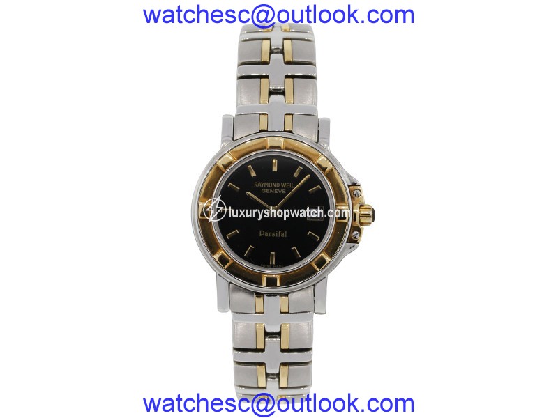 Raymond Weil Parsifal 9430 Stainless Steel & 18K Yellow Gold Plated Quartz 27mm Womens Watch Raymond Weil