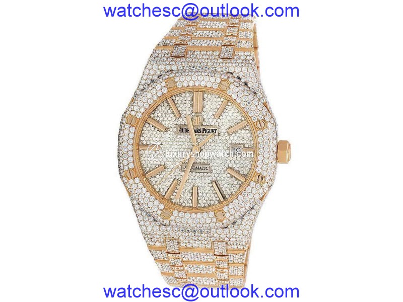 Audemars Piguet Royal Oak 15400OR.OO.1220OR.02 18K Rose Gold 41mm Mens Watch Audemars Piguet