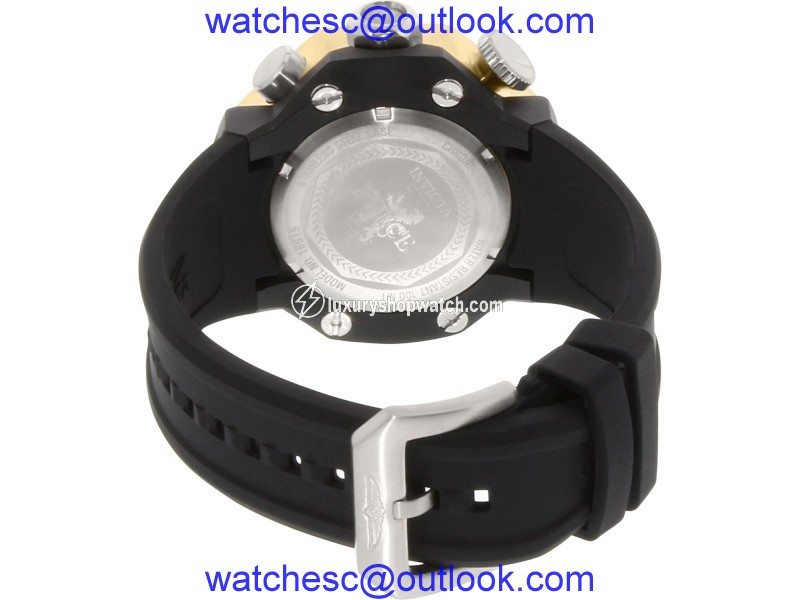 Invicta I Force 16915 Black Silicone Swiss Chronograph Mens Watch Invicta