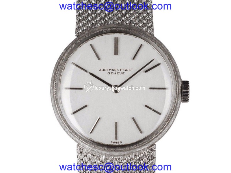 Audemars Piguet 18K White Gold 20mm Womens Watch Audemars Piguet