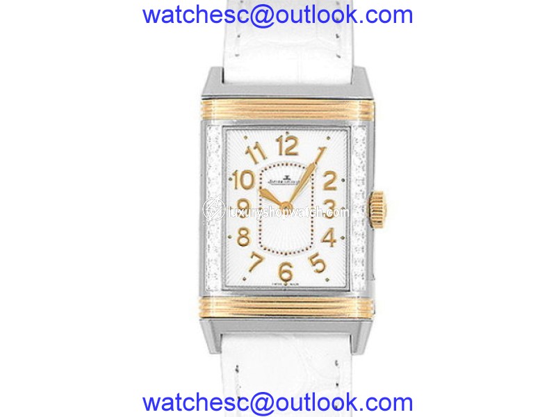 Jaeger LeCoultre Reverso Q3224420268.D.86 Stainless Steel & Leather Manual 40mm Mens Watch Jaeger LeCoultre
