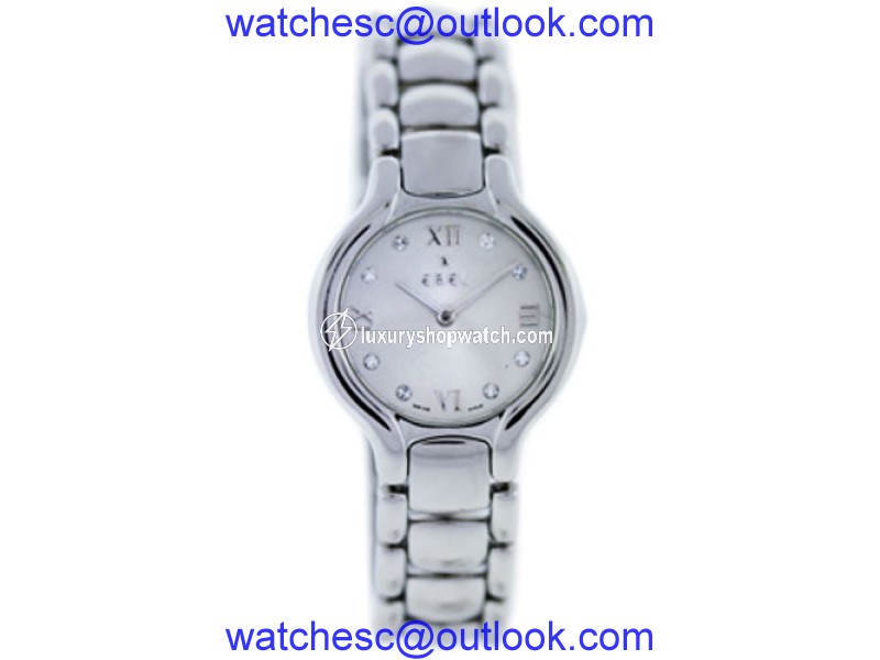Ebel Beluga E9157421 Stainless Steel Diamond Dial 26mm Womens Watch Ebel