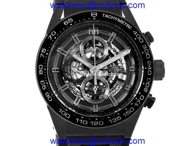 Tag Heuer Carrera CAR2A90.FT6071 Black Ceramic Automatic 45mm Mens Watch Tag Heuer