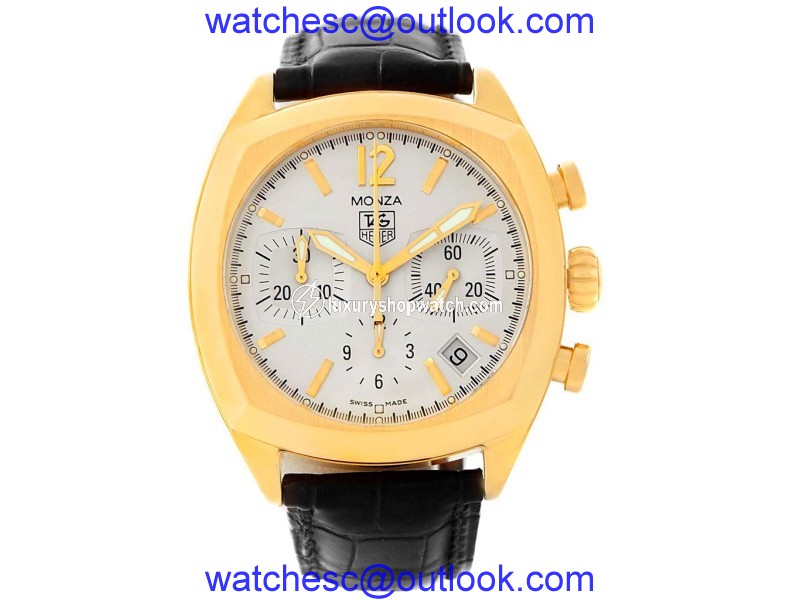 Tag Heuer Monza CR514A 18K Yellow Gold Automatic 38mm Mens Watch Tag Heuer
