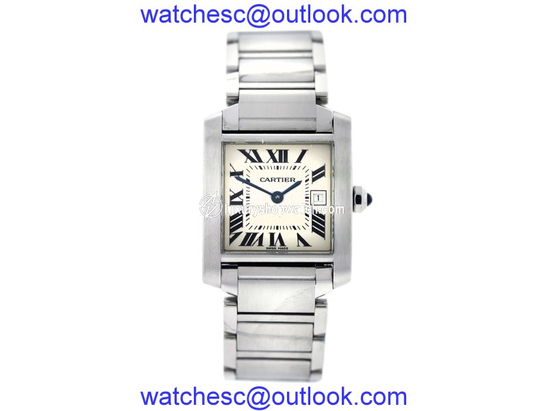 Cartier Tank Francaise 2465 Stainless Steel 25mm Unisex Watch Cartier