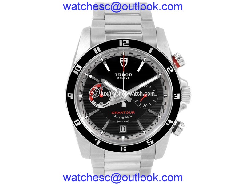 Tudor Grantour 20550N Stainless Steel Automatic 42mm Mens Watch Tudor