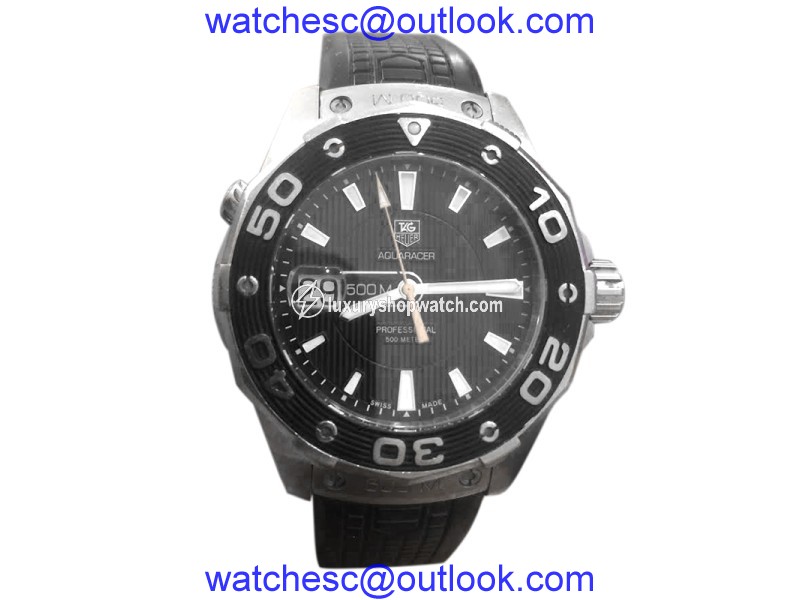 Tag Heuer Aquaracer 500m Stainless Steel & Rubber 41mm Watch Tag Heuer