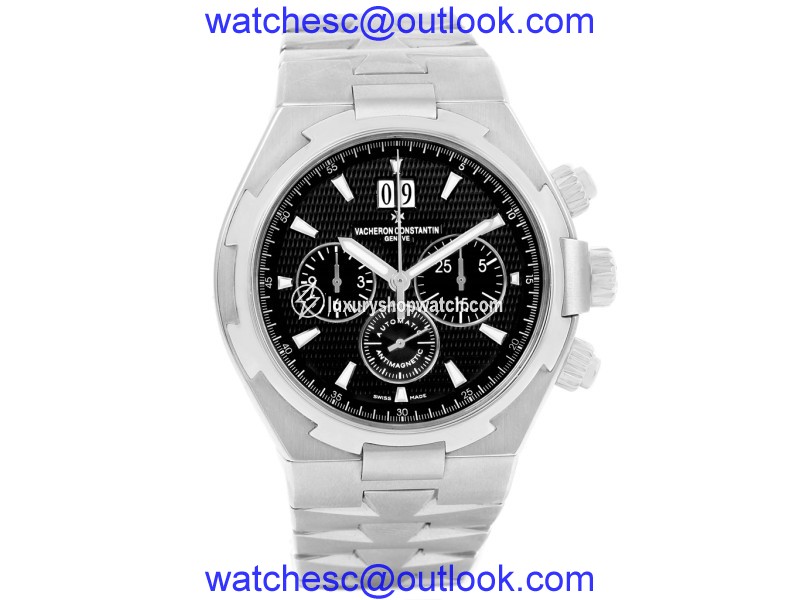 Vacheron & Constantin 49150.B01A.9097 Stainless Steel & Black Dial 42.5mm Mens Watch
