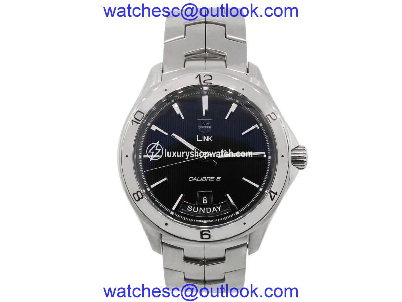 Tag Heuer Link Calibre 5 WAT2010 Stainless Steel 42mm Mens Watch