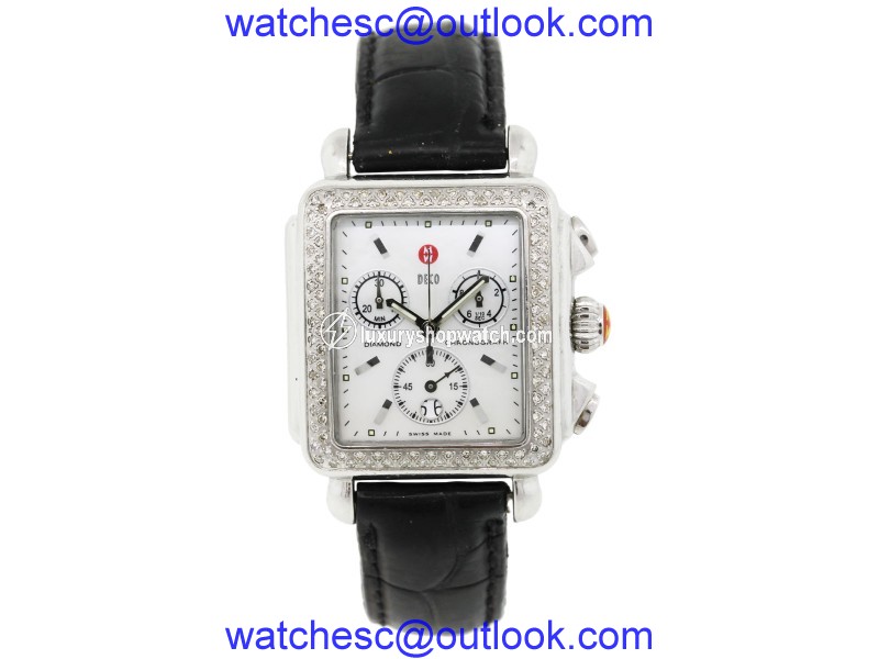 Michele Deco MW06A01 Stainless Steel 33mm Unisex Watch Michele