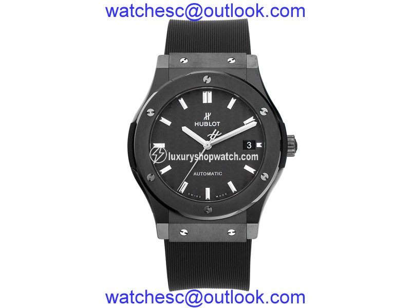 Hublot Classic Fusion 511.CM.1771.RX Ceramic with Black Dial Automatic 45mm Mens Watch Hublot