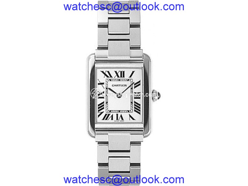 Cartier Tank Solo W5200013 Stainless Steel 31mm Quartz Women Watch Cartier