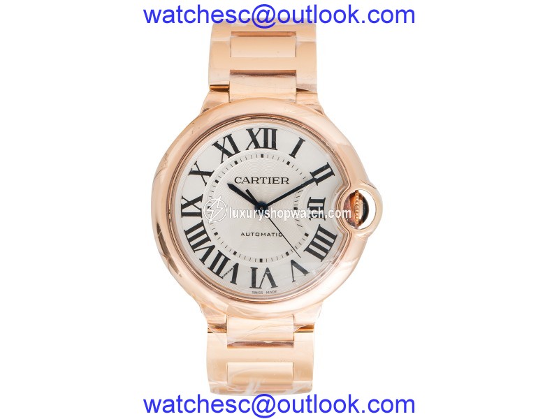 Cartier Ballon Bleu W69004Z2 18K Rose Gold 36.2mm Unisex Watch Cartier
