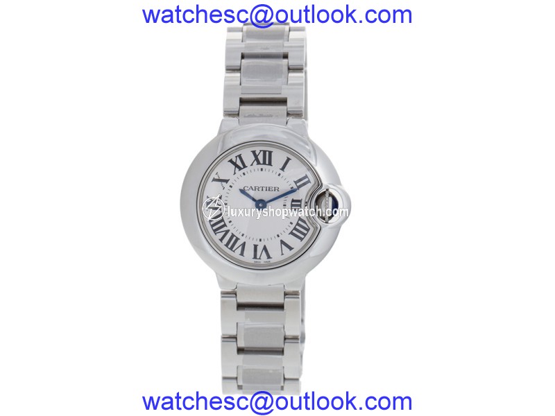 Cartier Ballon Bleu 28mm w69010z4 Stainless Steel Quartz Watch Cartier