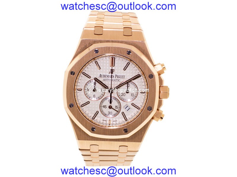 Audemars Piguet Royal Oak Chronograph Rose Gold Mens Watch Audemars Piguet