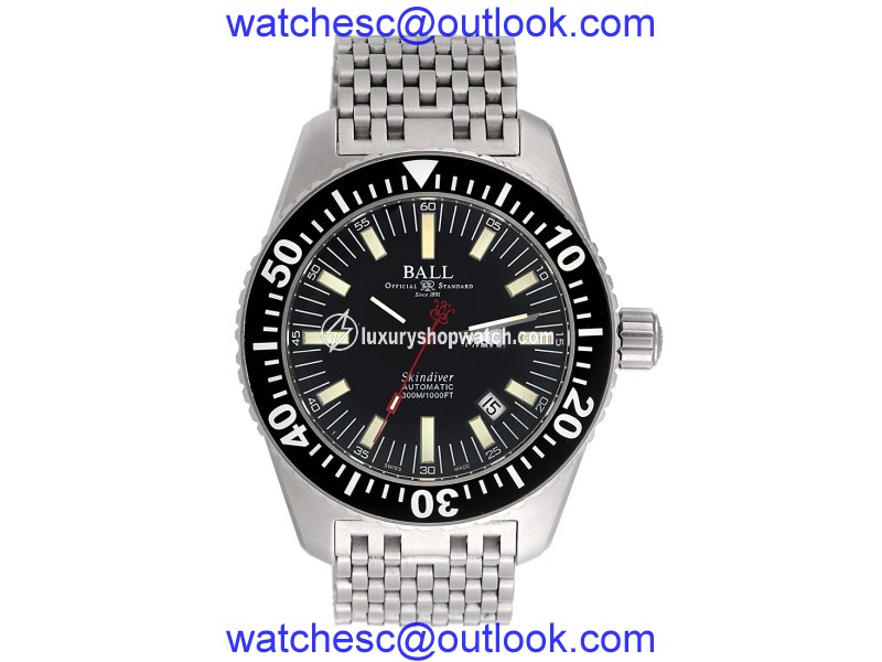 Ball Watch Engineer Master II Skindiver DM2108A-S-BK Stainless Steel 41mm Mens Watch Ball Watch