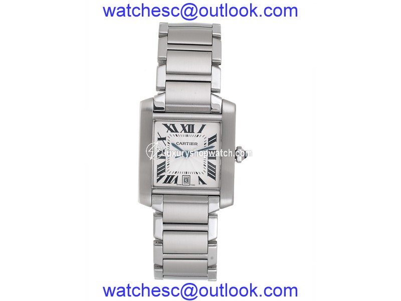 Cartier W51002Q3 Tank Francaise 2302 Steel Mens Watch Cartier