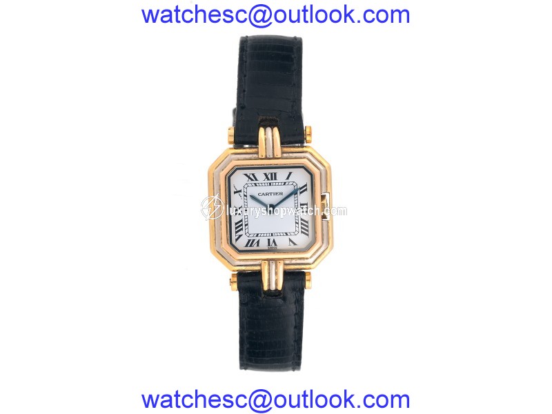 Cartier 18K Tri-Color Gold Womens Watch Cartier