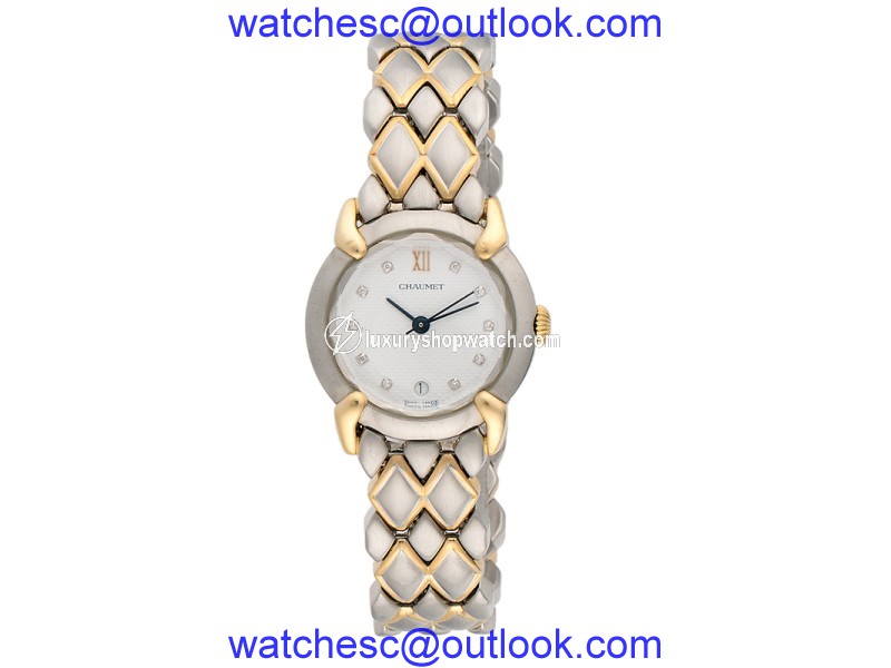 Chaumet Stainless Steel & 18K Yellow Gold Quartz 26.5mm Womens Watch Chaumet