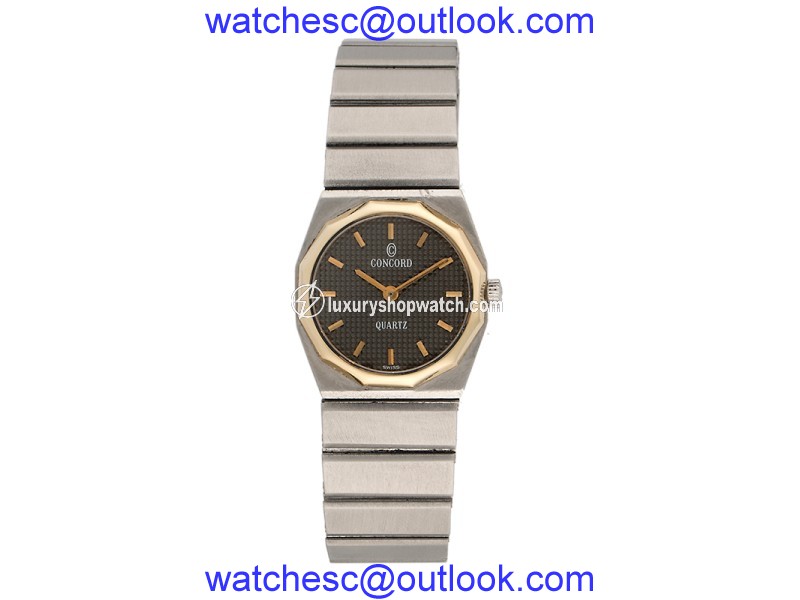 Concord Mariner SG 15.61.145 Gold Plated Stainless Steel Quartz 24.5mm Womens Watch Concord