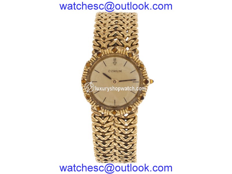 Corum 18K Yellow Gold Vintage Quartz 25mm Dress Watch	| Corum