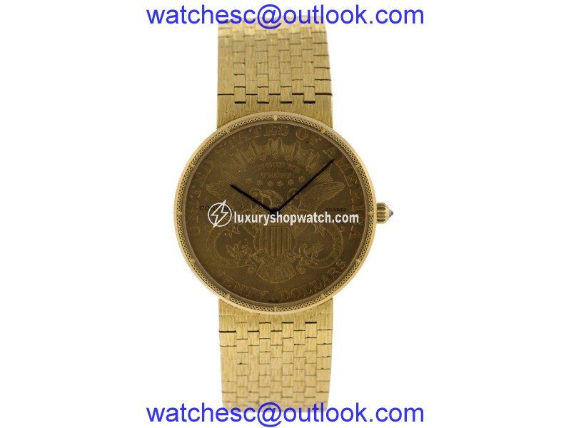 Corum 18k Yellow Gold $20 Coin Watch Corum